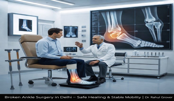 Broken Ankle Surgery in Delhi