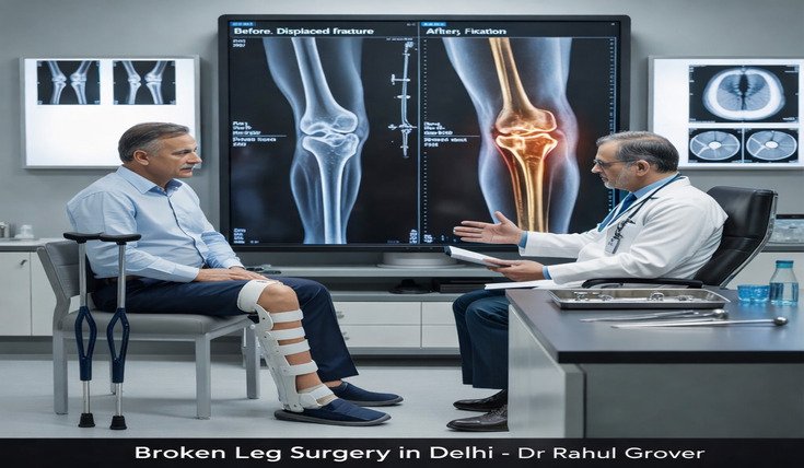 Broken Leg Surgery in Delhi